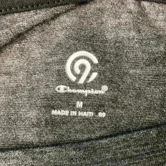 ⭐️ Champion athletic grey and black tee shirt in size medium - Picture 3 of 3